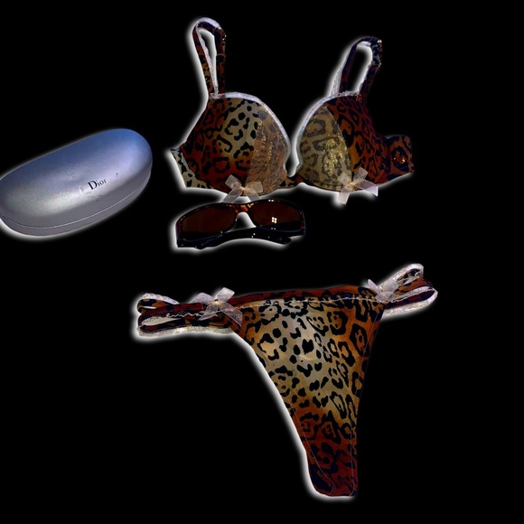 Dior Vintage John Galliano Tulle leopard Gambler Runway Collection Matching Set - Picture 17 of 17